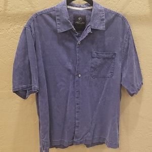 Mens short sleeved button down